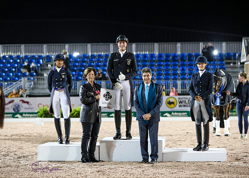 Frederic Wandres and Bluetooth OLD Transmit the Winning Signal With Freestyle Personal Best at 2022 Adequan® Global Dressage Festival