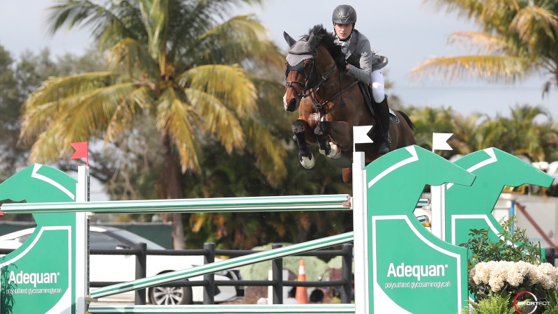 Newcomer Eoin McMahon Makes a Splash with Victory in the $37,000 Adequan® WEF Challenge Cup Round Two 