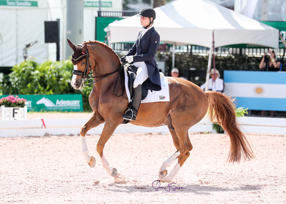 Saumur Delivers The Goods for Carrie Schopf to Scoop First International Grand Prix Win in AGDF 7