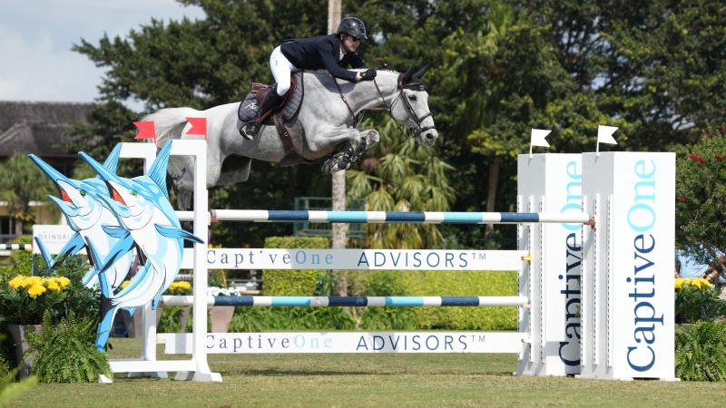 Samuel Hutton Scores Victory in $75,000 CaptiveOne Advisors 1.50m Championship Jumper Classic CSI4*